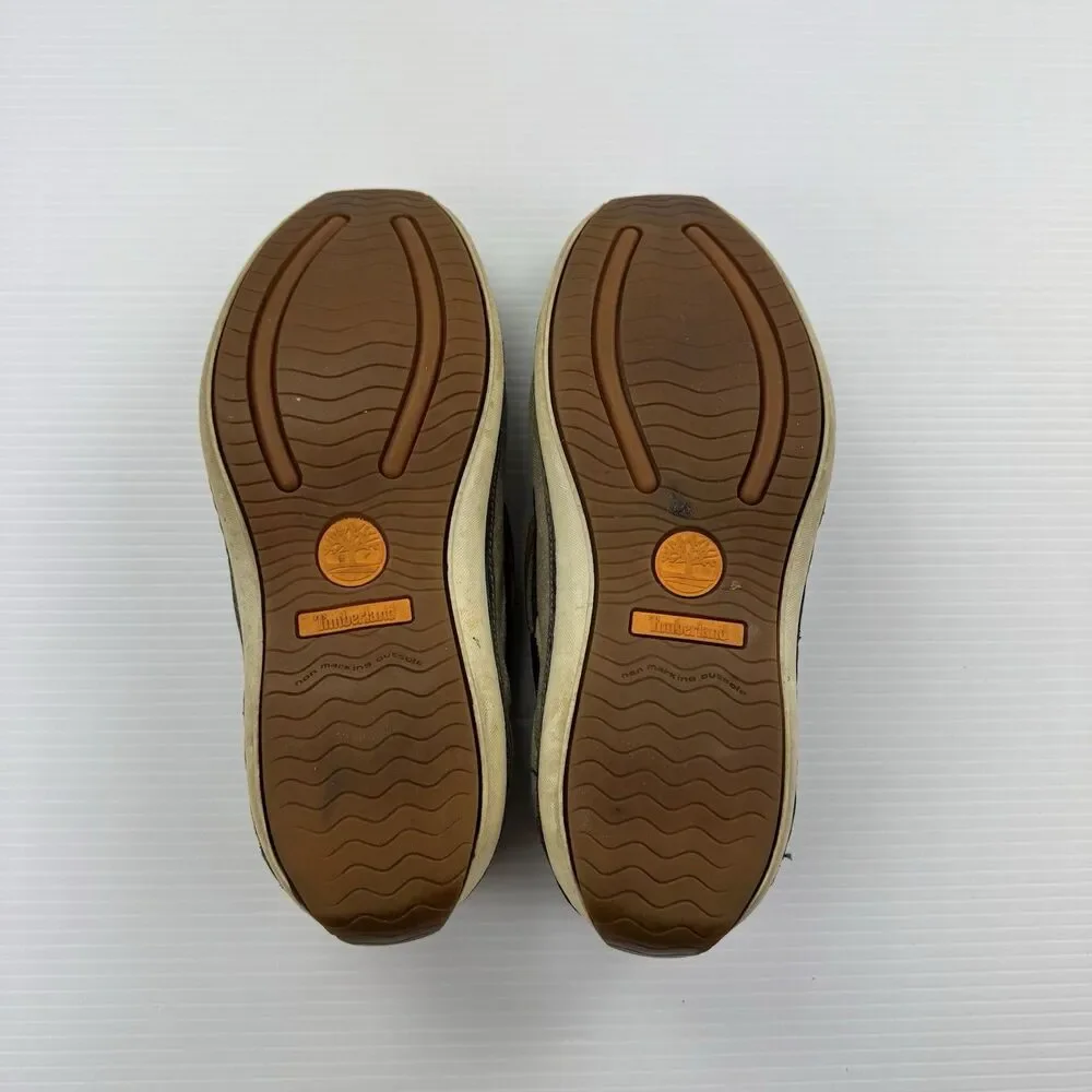 Timberland Men’s Annapolis 2I Leather Boat Shoes Blue Size 12 M Moc Toe